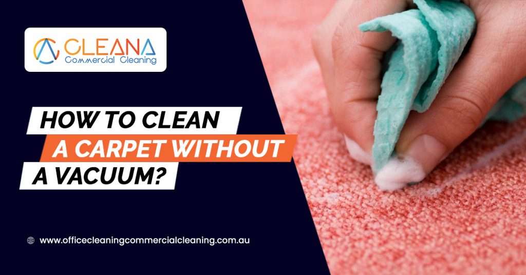 How To Clean A Carpet Without A Vacuum?