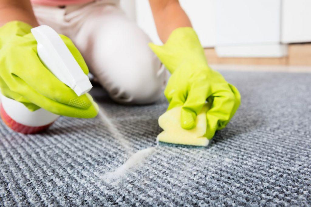 How To Spot Clean Carpet Without A Machine 